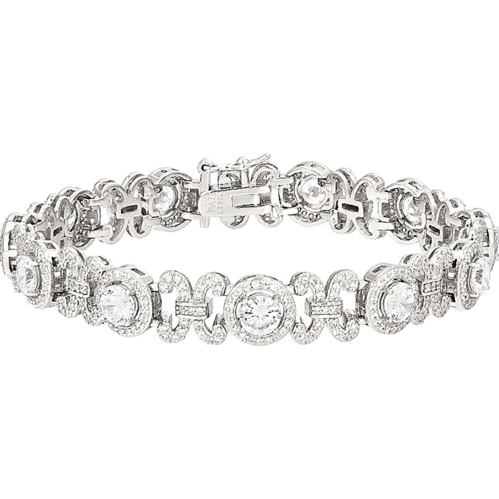 Bella Luce Cubic Zirconia Rhodium Over Sterling Silver Bracelet 11.79ctw